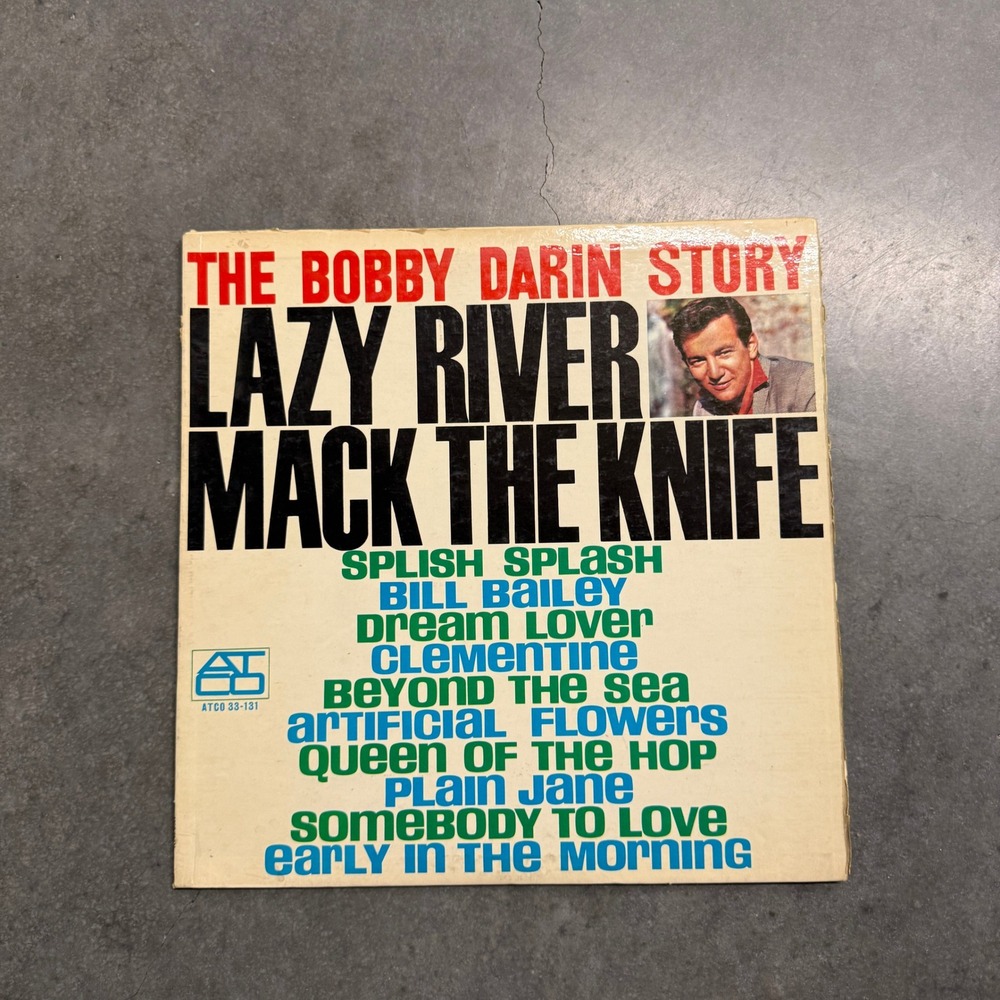 The Bobby Darin Story Vinyl LP Record ATCO 33-131 Mack The Knife Beyond The Sea